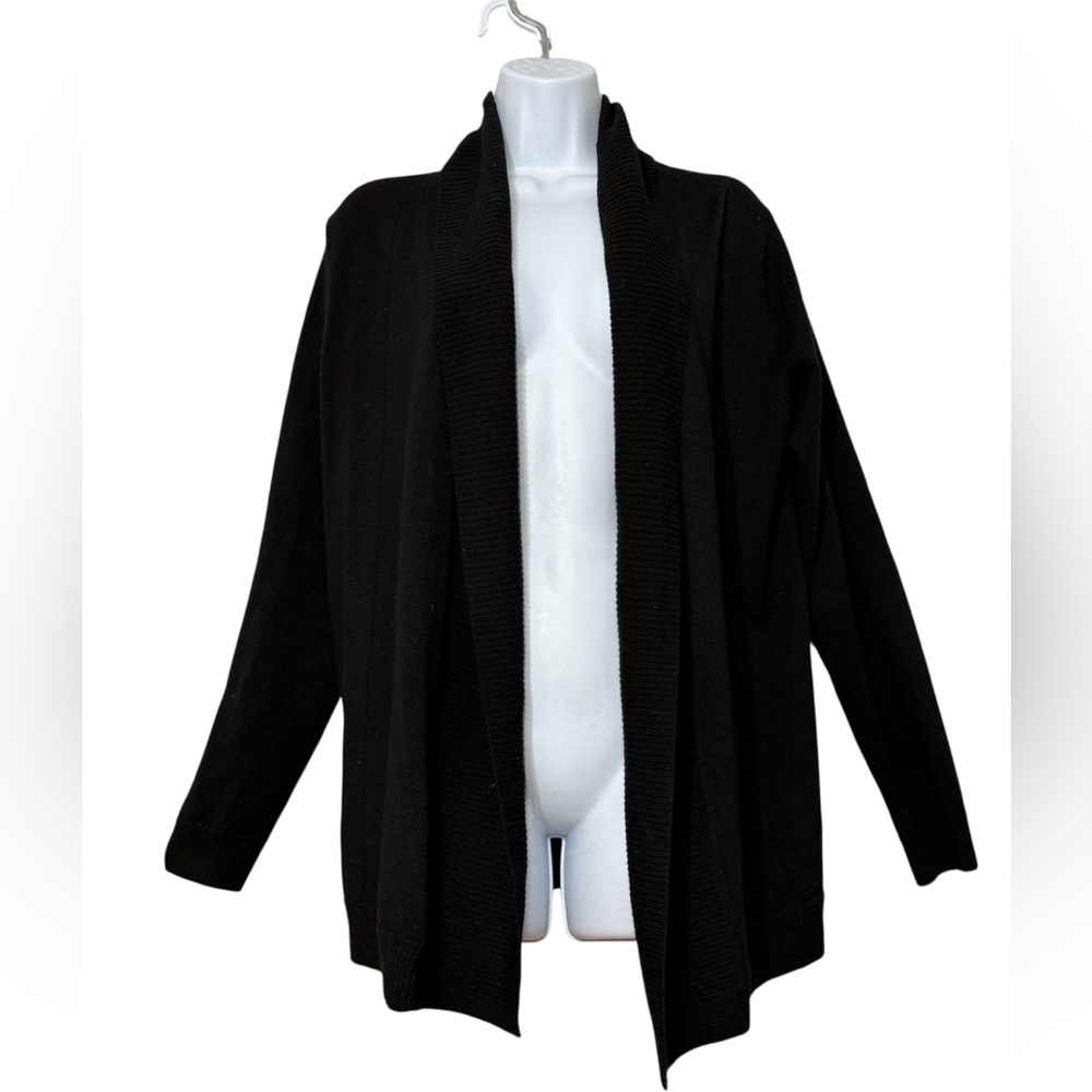 Brooks Brother’s 100% Wool Women’s Open Cardigan Sweater Office Minimalist‎ L